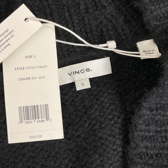 Vince Shawl Collar Ribbed Tunic Sweater NWT - Picture 7 of 9